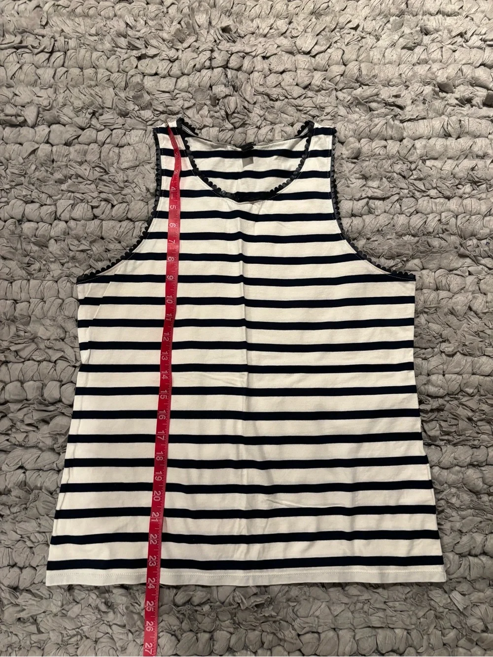 Bundle of J Crew Scalloped Detail 100% Cotton Tank Tops